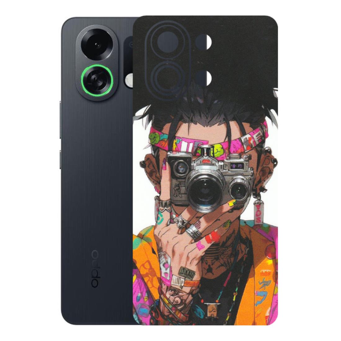 OPPO Phone Skins 2025 (All Models) - Camera Lover Girl - Matte Finish (M-09) Oppo K13 Turbo 5G