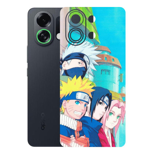 OPPO Phone Skins 2025 (All Models) - Team Minato And Kakashi - Matte Finish (M-101) Oppo K13 Turbo 5G
