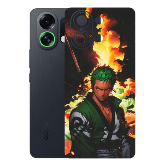 OPPO Phone Skins 2025 (All Models) - Roronoa Zoro - Matte Finish (M-102) Oppo K13 Turbo 5G