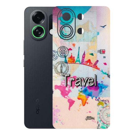 OPPO Phone Skins 2025 (All Models) - Travel The Wonders - Matte Finish (M-108) Oppo K13 Turbo 5G
