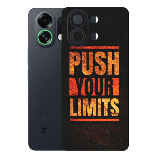 OPPO Phone Skins 2025 (All Models) - Push Your Limits Latest - Matte Finish (M-118) Oppo K13 Turbo 5G