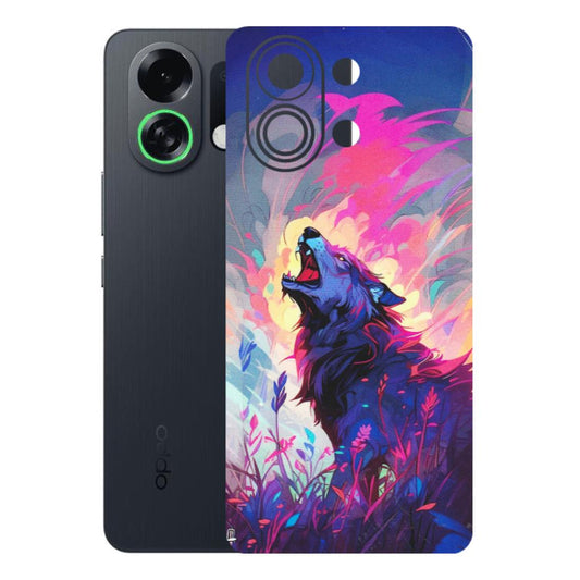 OPPO Phone Skins 2025 (All Models) - New Wild Wolf Abstract - Matte Finish (M-125) Oppo K13 Turbo 5G