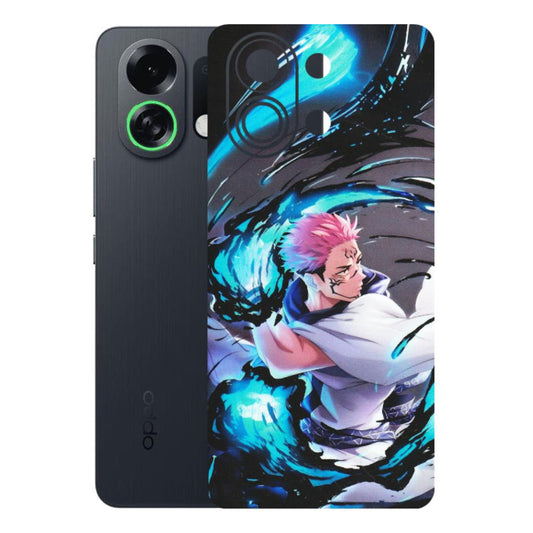 OPPO Phone Skins 2025 (All Models) - New Jujutsu Kaisen Grey Blue Anime - Matte Finish (M-127) Oppo K13 Turbo 5G