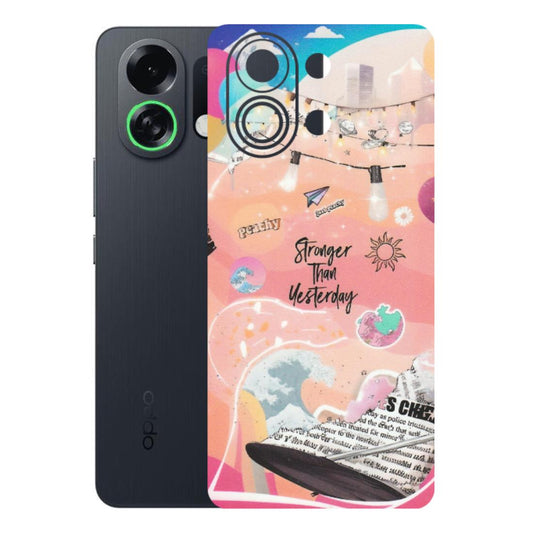 OPPO Phone Skins 2025 (All Models) - Stronger Then Yesterday - Matte Finish (M-128) Oppo K13 Turbo 5G