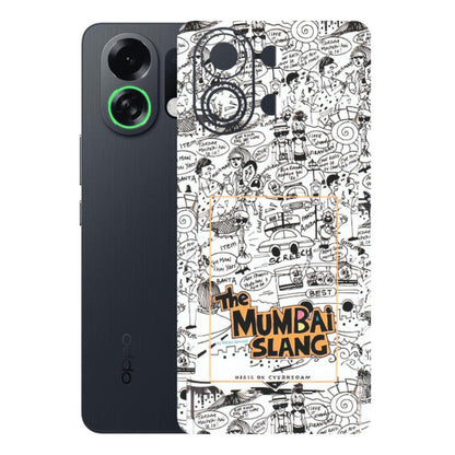 OPPO Phone Skins 2025 (All Models) - The Mumbai Slang - Matte Finish (M-142) Oppo K13 Turbo 5G