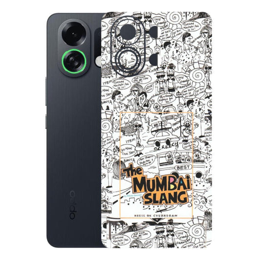 OPPO Phone Skins 2025 (All Models) - The Mumbai Slang - Matte Finish (M-142) Oppo K13 Turbo 5G