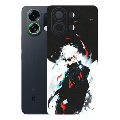 OPPO Phone Skins 2025 (All Models) - Gojo Powerful Charater Kaisen Anime - Matte Finish (M-144) Oppo K13 Turbo 5G