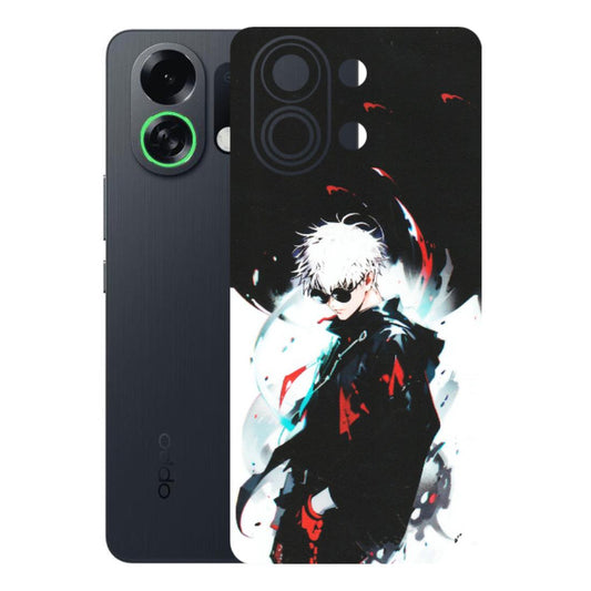 OPPO Phone Skins 2025 (All Models) - Gojo Powerful Charater Kaisen Anime - Matte Finish (M-144) Oppo K13 Turbo 5G