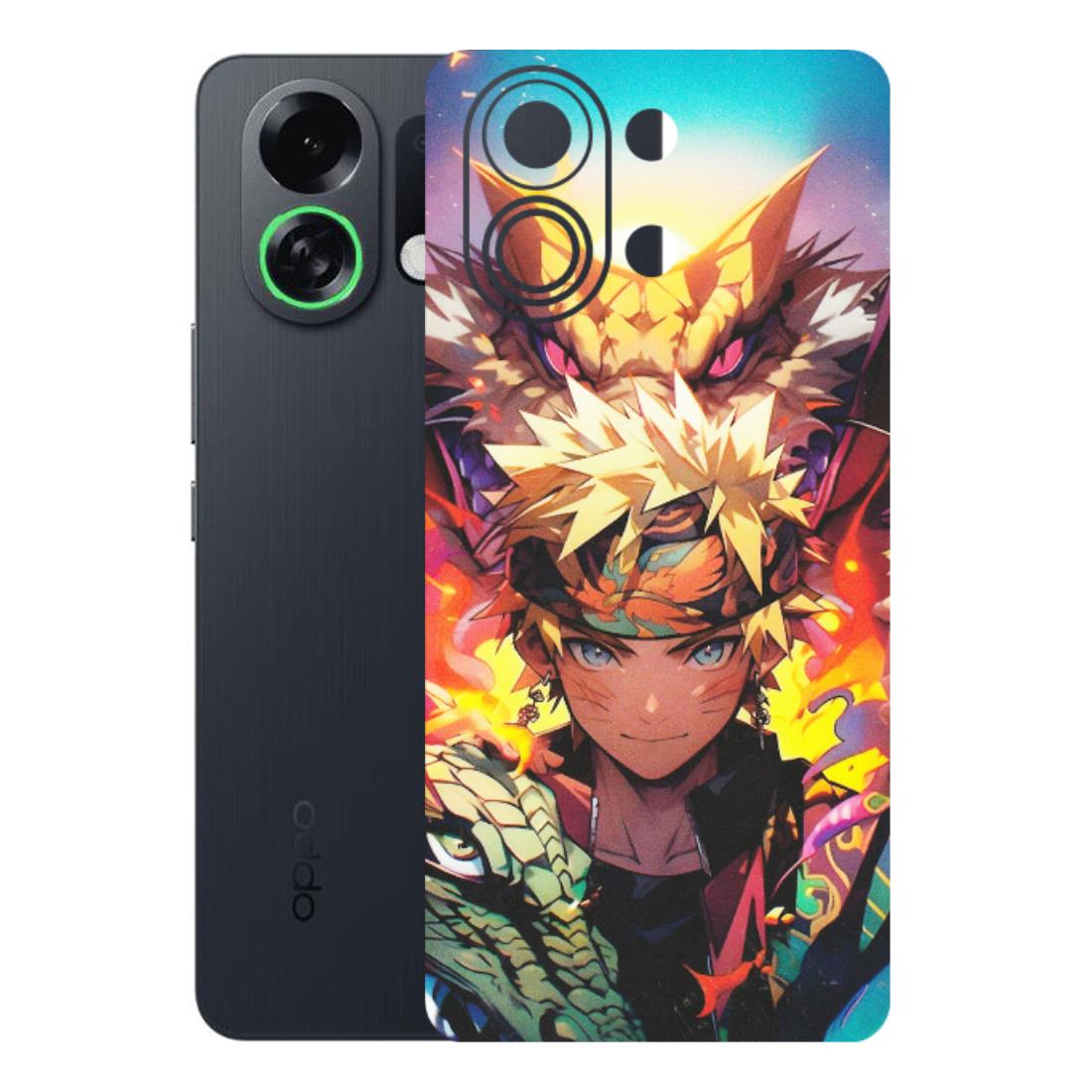 OPPO Phone Skins 2025 (All Models) - Angry Naruto Anime - Matte Finish (M-148) Oppo K13 Turbo 5G