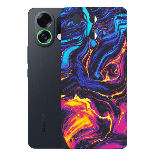 OPPO Phone Skins 2025 (All Models) - Abstract Paint Classy - Matte Finish (M-15) Oppo K13 Turbo 5G