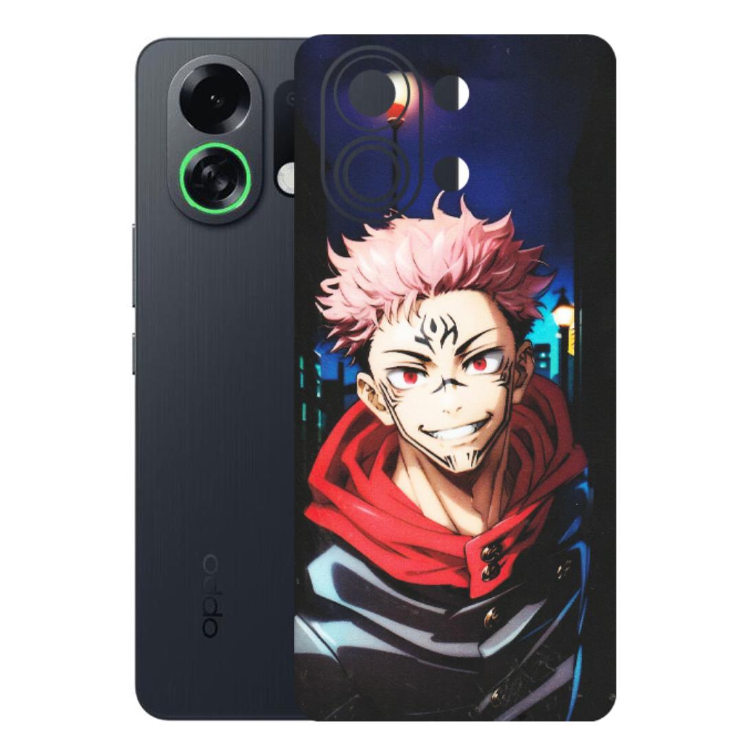 OPPO Phone Skins 2025 (All Models) - Yuji Itadori Funny Face Anime - Matte Finish (M-152) Oppo K13 Turbo 5G