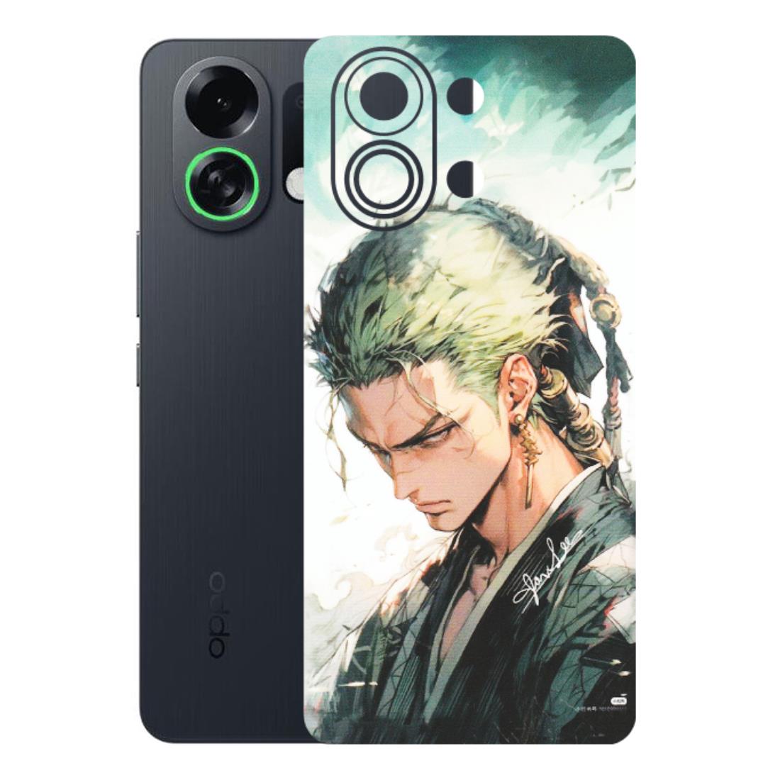 OPPO Phone Skins 2025 (All Models) - Pirate Hunter One Piece Anime - Matte Finish (M-157) Oppo K13 Turbo 5G