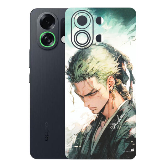 OPPO Phone Skins 2025 (All Models) - Pirate Hunter One Piece Anime - Matte Finish (M-157) Oppo K13 Turbo 5G