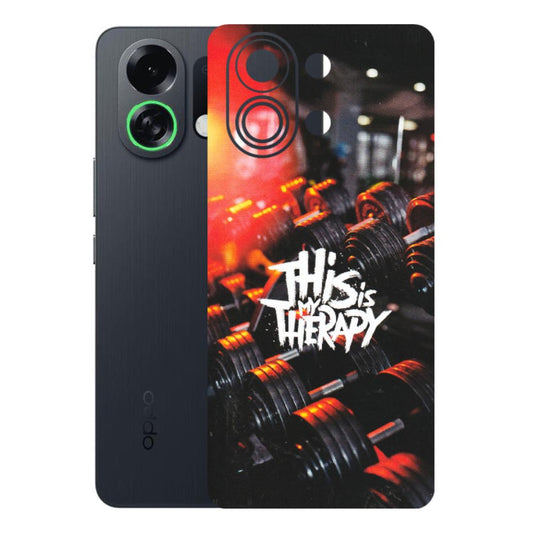 OPPO Phone Skins 2025 (All Models) - GYM Lover Therapy - Matte Finish (M-160) Oppo K13 Turbo 5G