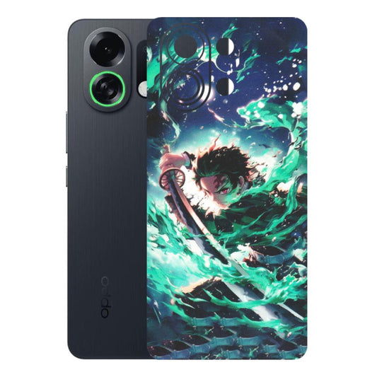 OPPO Phone Skins 2025 (All Models) - Sword Fighter Anime - Matte Finish (M-29) Oppo K13 Turbo 5G