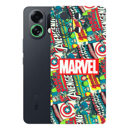 OPPO Phone Skins 2025 (All Models) - Marvel Comic Lover - Matte Finish (M-30) Oppo K13 Turbo 5G