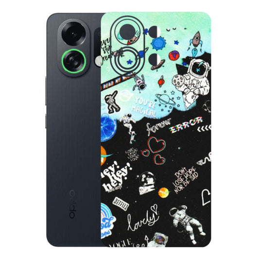 OPPO Phone Skins 2025 (All Models) - Living In A Space Dream - Matte Finish (M-46) Oppo K13 Turbo 5G