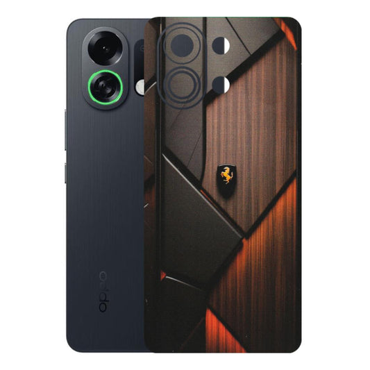 OPPO Phone Skins 2025 (All Models) - Lambo Beauty Wood Pattern Sober - Matte Finish (M-51) Oppo K13 Turbo 5G