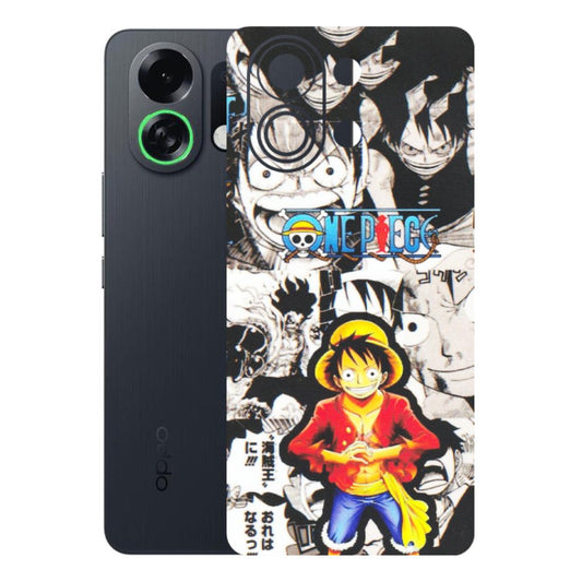 OPPO Phone Skins 2025 (All Models) - One Piece B&W - Matte Finish (M-63) Oppo K13 Turbo 5G