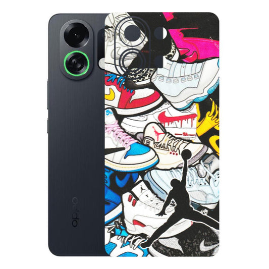 OPPO Phone Skins 2025 (All Models) - Jordan Sneakers Fan - Matte Finish (M-80) Oppo K13 Turbo 5G