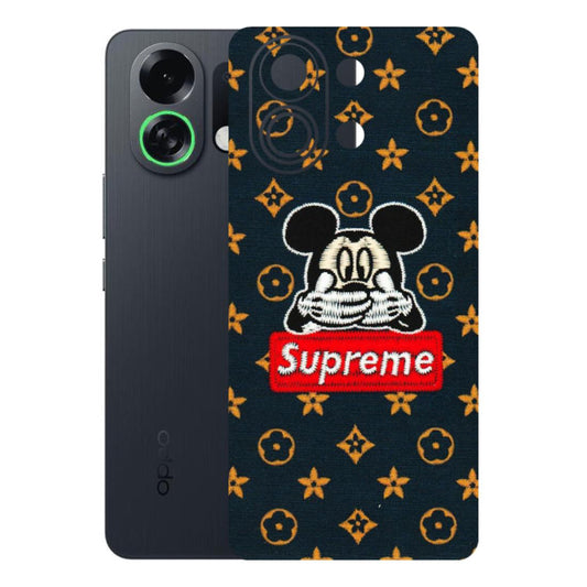 OPPO Phone Skins 2025 (All Models) - Mickey Supreme - Matte Finish (M-83) Oppo K13 Turbo 5G