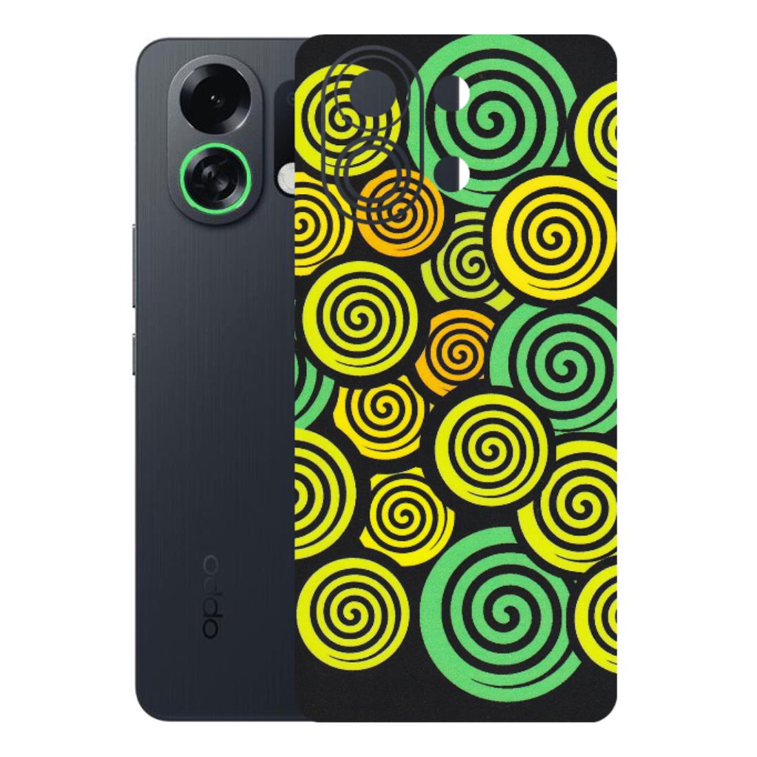 OPPO Phone Skins 2025 (All Models) - Crazy Spiral - Matte Finish (M-91) Oppo K13 Turbo 5G