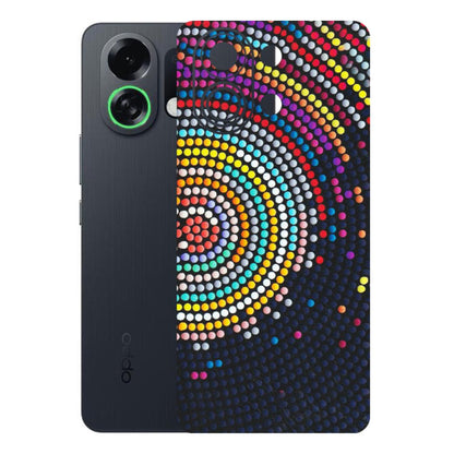 OPPO Phone Skins 2025 (All Models) - Rainbow Dot Mandala - Matte Finish (M-97) Oppo K13 Turbo 5G