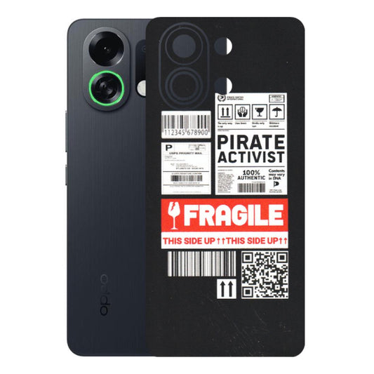 OPPO Phone Skins 2025 (All Models) - Handle With Care - Matte Finish (M-99) Oppo K13 Turbo 5G