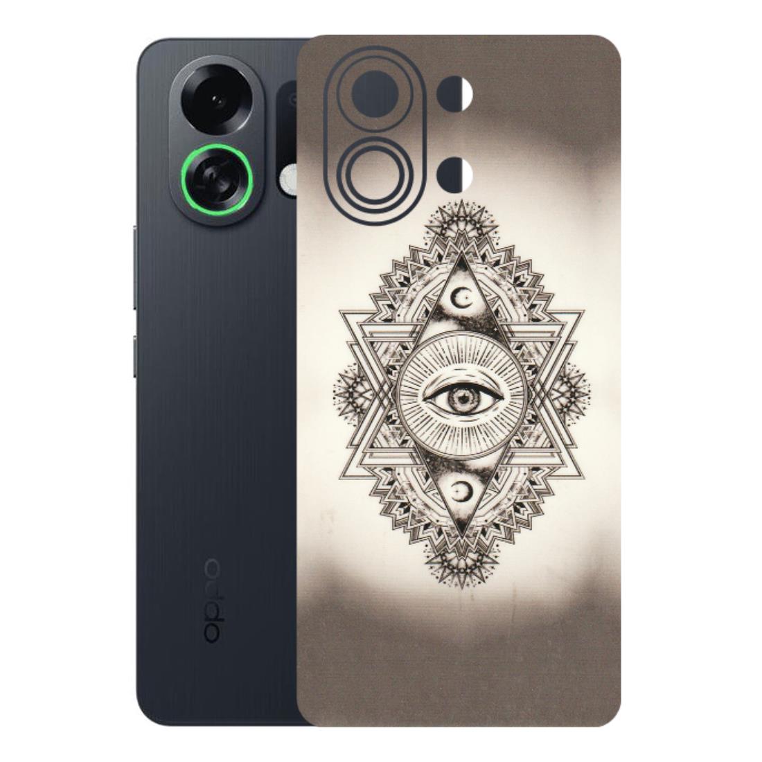 OPPO Phone Skins 2025 (All Models) - Illuminati Great Eye - Transparent Finish (T-14) Oppo K13 Turbo 5G