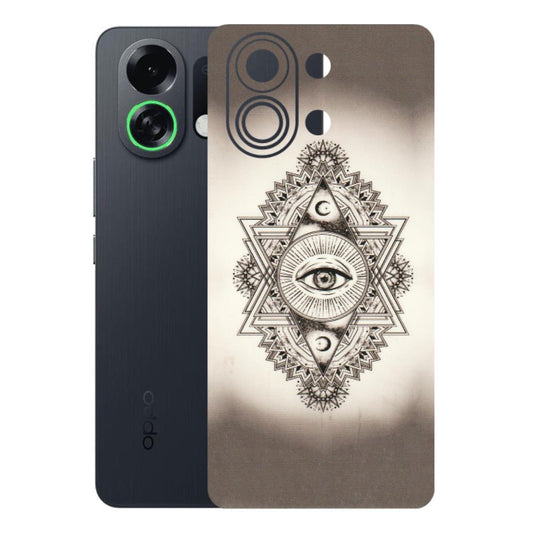 OPPO Phone Skins 2025 (All Models) - Illuminati Great Eye - Transparent Finish (T-14) Oppo K13 Turbo 5G