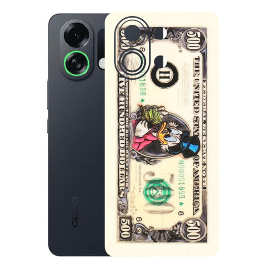 OPPO Phone Skins 2025 (All Models) - Five Hundred Dollar Duck - Transparent Finish (T-15) Oppo K13 Turbo 5G