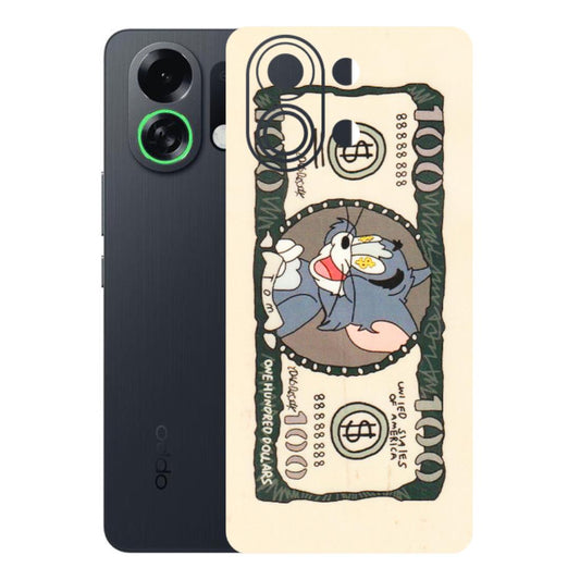 OPPO Phone Skins 2025 (All Models) - One Hundred Dollar Tom - Transparent Finish (T-16) Oppo K13 Turbo 5G