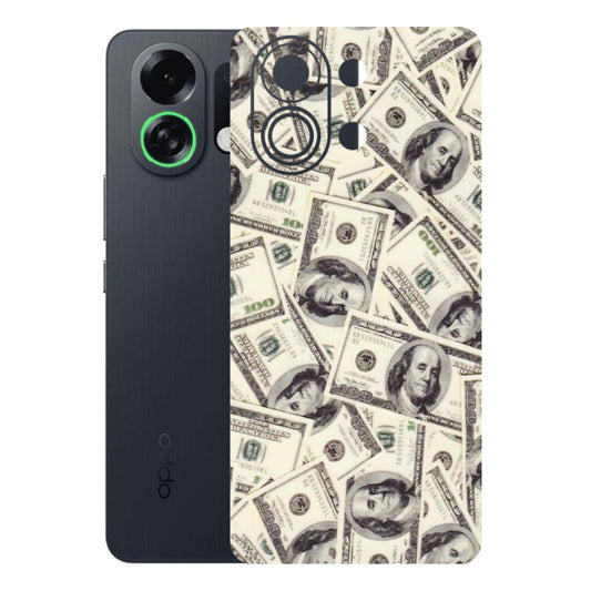 OPPO Phone Skins 2025 (All Models) - Dollar Lover - Transparent Finish (T-17) Oppo K13 Turbo 5G