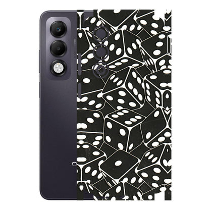 OPPO Phone Skins 2025 (All Models) - Big Black Dices - 3D Embossed Finish (L-106) Oppo K13x 5G