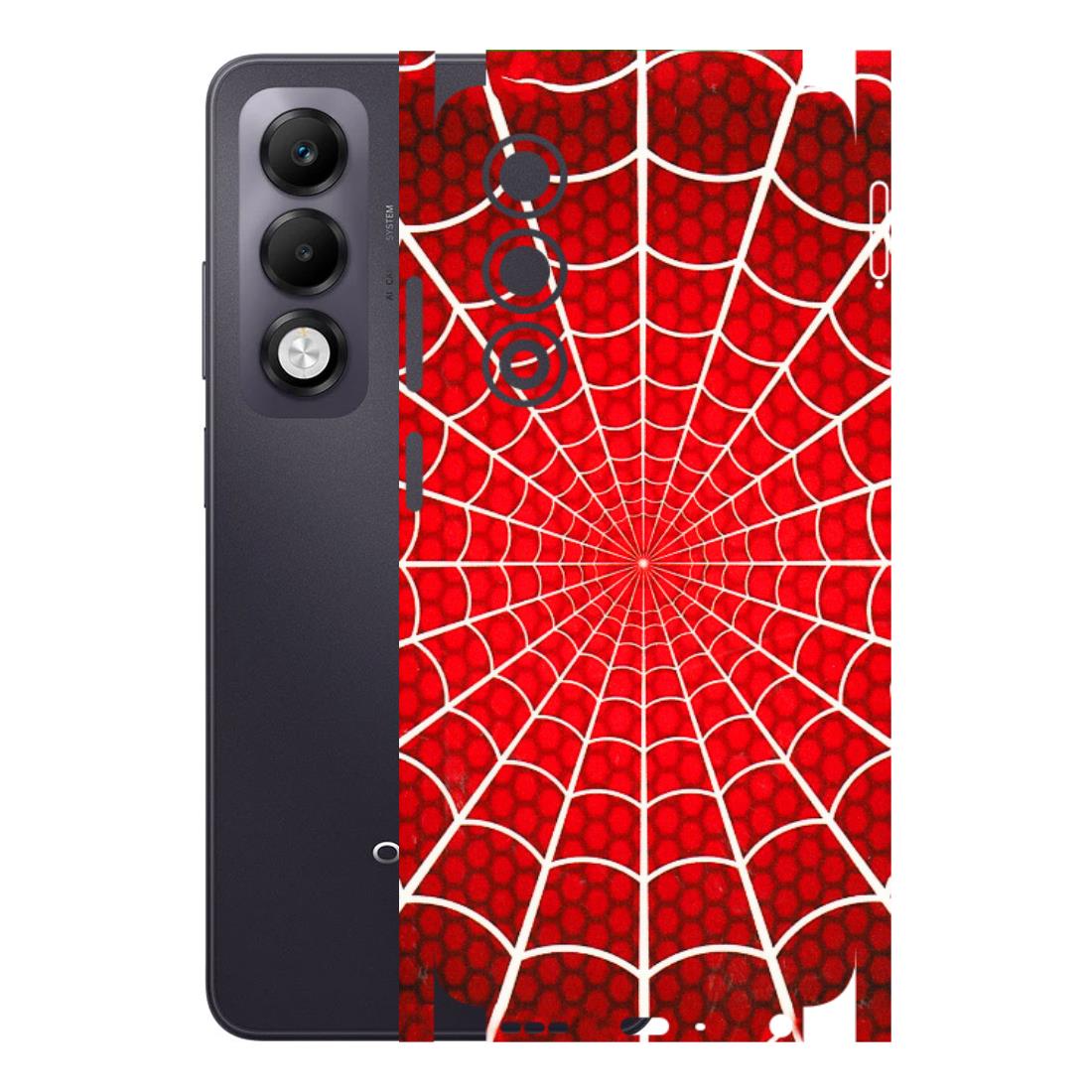 OPPO Phone Skins 2025 (All Models) - Classic Spidey Web - 3D Embossed Finish (L-115) Oppo K13x 5G