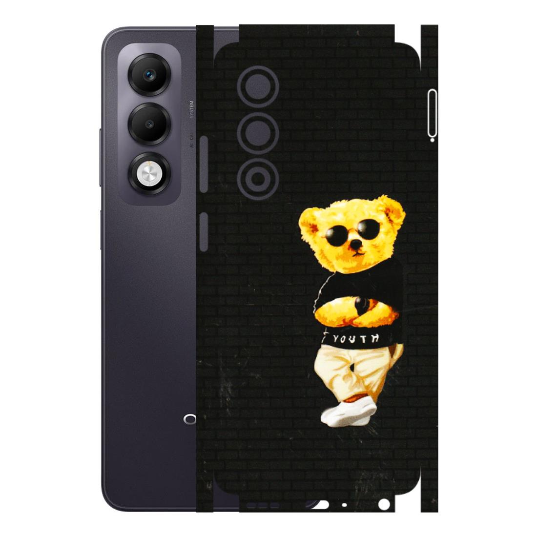 OPPO Phone Skins 2025 (All Models) - Classy Teddy Bear - 3D Embossed Finish (L-116) Oppo K13x 5G