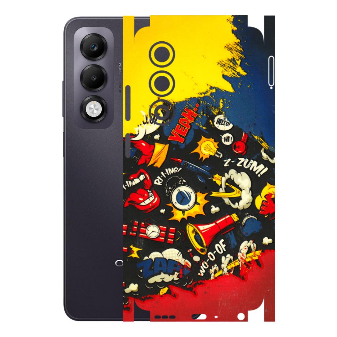 OPPO Phone Skins 2025 (All Models) - Pacific Doodle Art - 3D Embossed Finish (L-120) Oppo K13x 5G