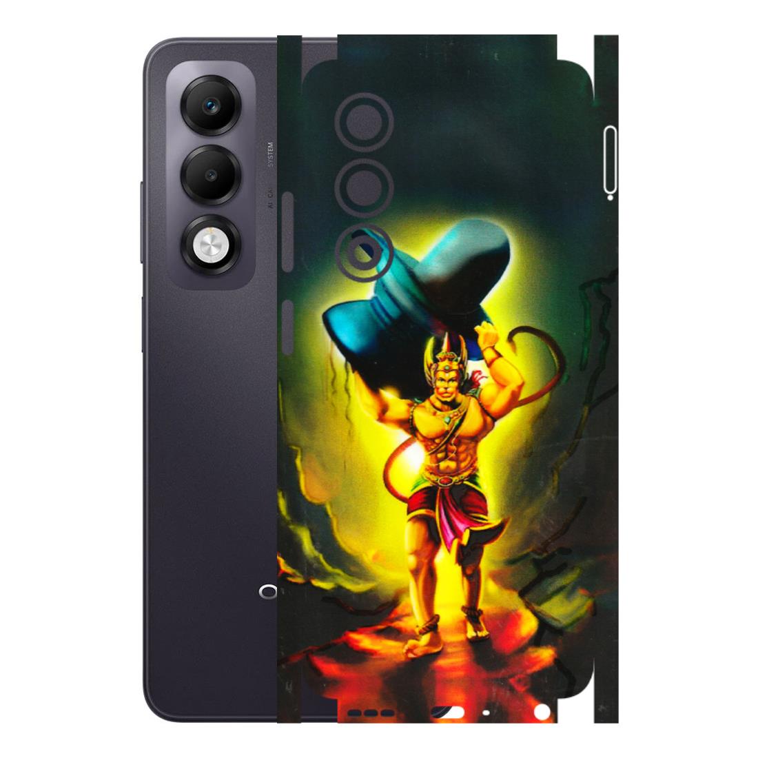 OPPO Phone Skins 2025 (All Models) - Hanuman Ji - 3D Embossed Finish (L-128) Oppo K13x 5G