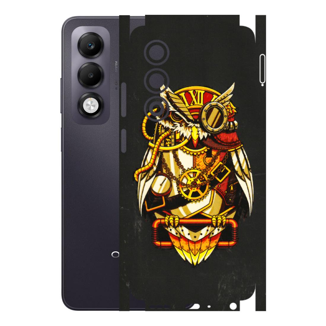 OPPO Phone Skins 2025 (All Models) - Classy Smart Owl - 3D Embossed Finish (L-144) Oppo K13x 5G