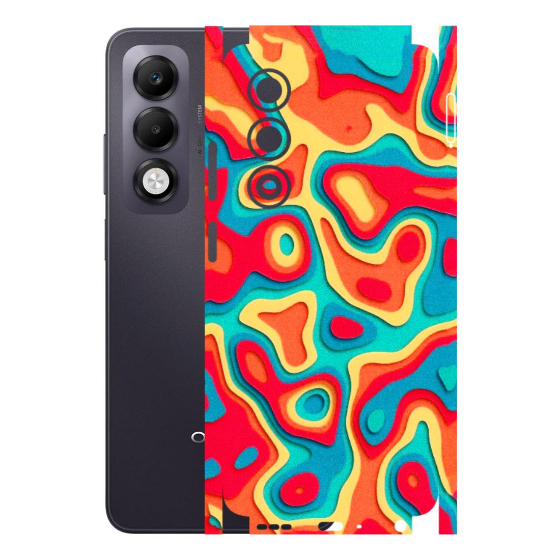 OPPO Phone Skins 2025 (All Models) - Abstract Swirl - 3D Embossed Finish (L-150) Oppo K13x 5G