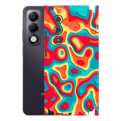OPPO Phone Skins 2025 (All Models) - Abstract Swirl - 3D Embossed Finish (L-150) Oppo K13x 5G
