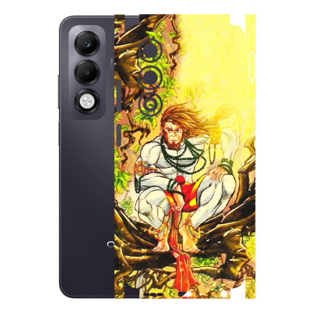 OPPO Phone Skins 2025 (All Models) - Lord Hanuman - 3D Embossed Finish (L-152) Oppo K13x 5G