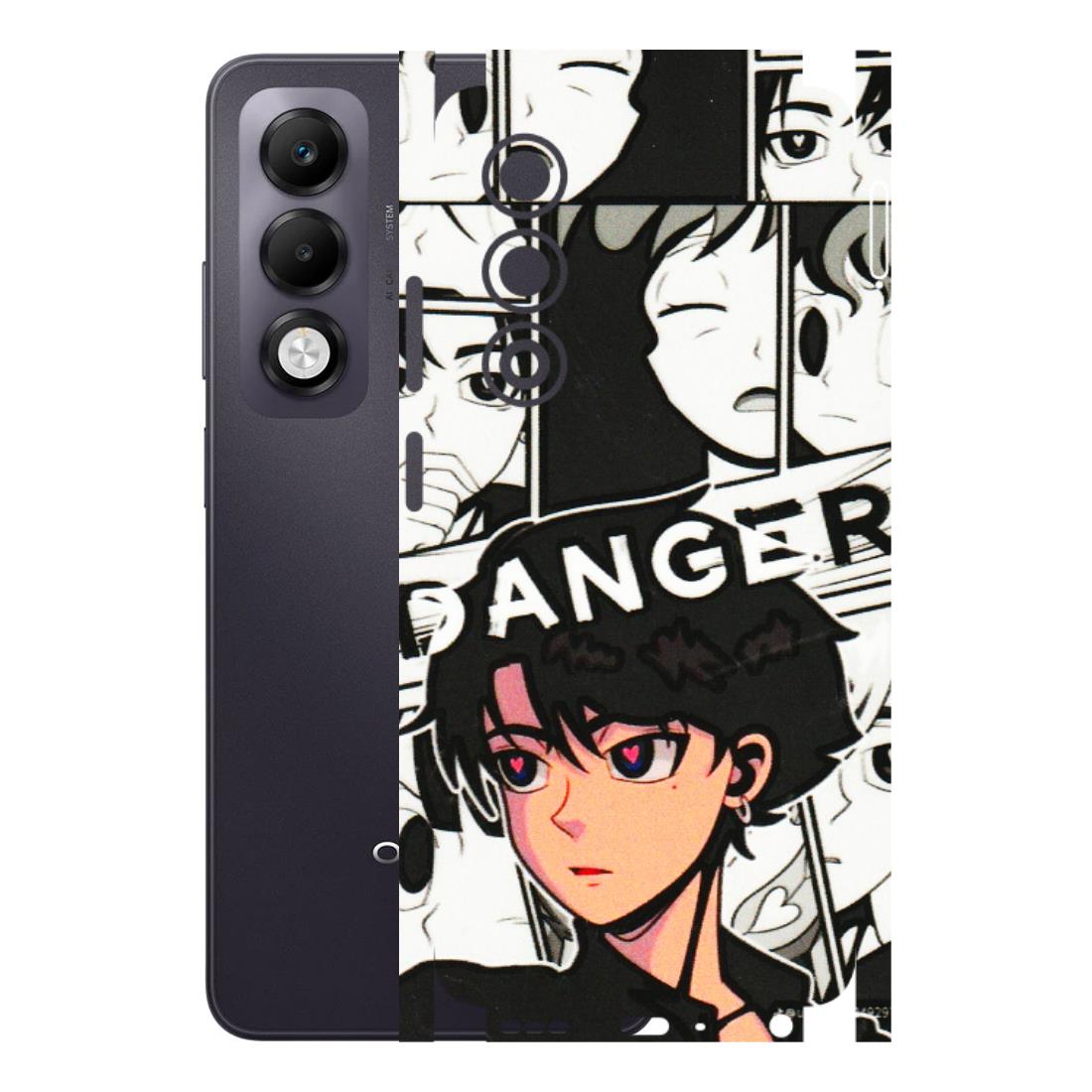 OPPO Phone Skins 2025 (All Models) - Danger Anime - 3D Embossed Finish (L-155) Oppo K13x 5G