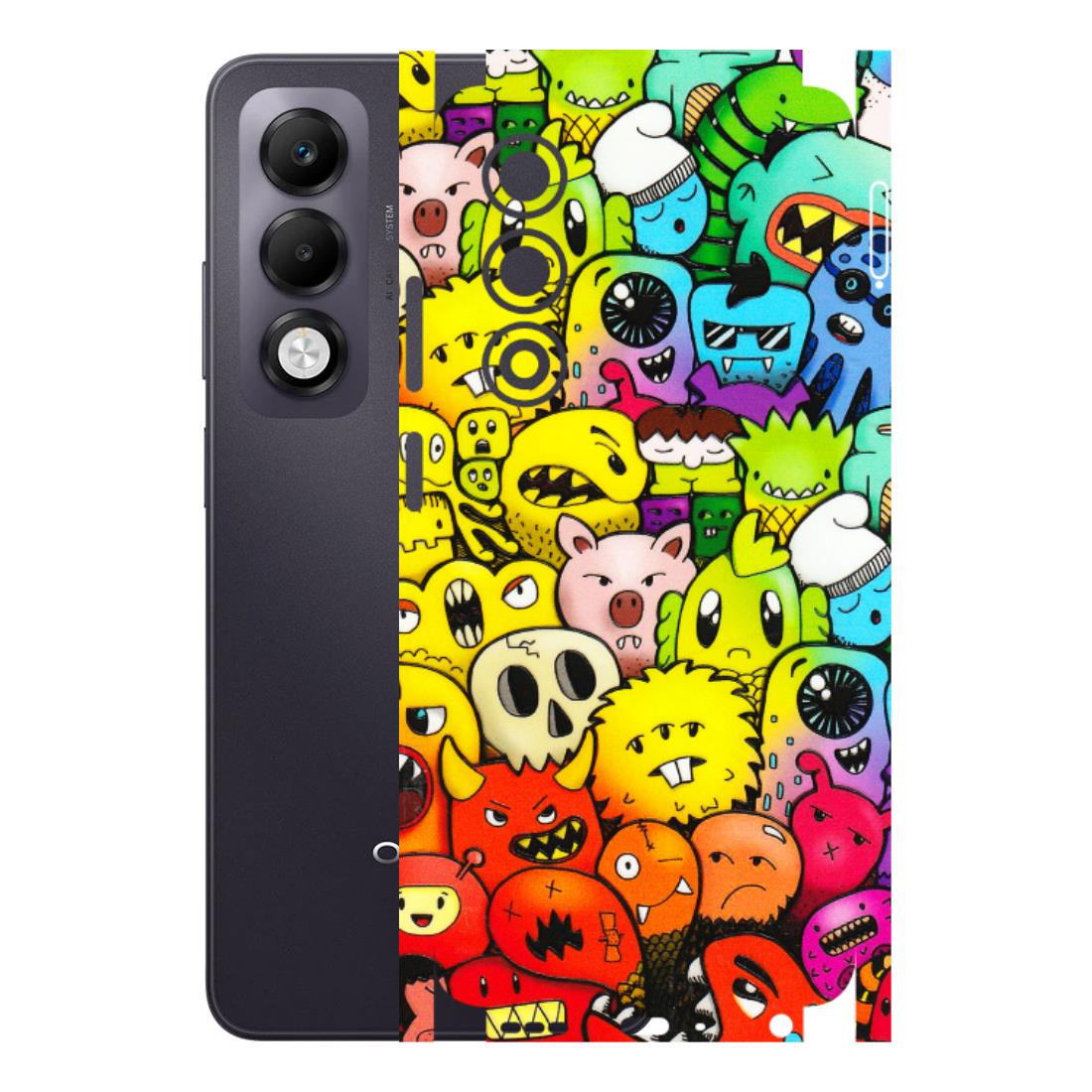 OPPO Phone Skins 2025 (All Models) - Angry Funkies - 3D Embossed Finish (L-169) Oppo K13x 5G