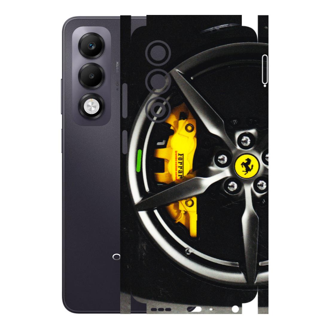 OPPO Phone Skins 2025 (All Models) - Ferrari Wheel Alloy - 3D Embossed Finish (L-173) Oppo K13x 5G