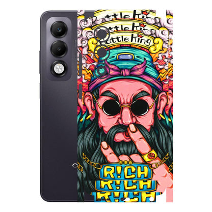OPPO Phone Skins 2025 (All Models) - Battle King Dude Face - 3D Embossed Finish (L-178) Oppo K13x 5G