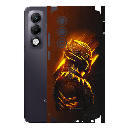 OPPO Phone Skins 2025 (All Models) - Gold Black Panther - 3D Embossed Finish (L-181) Oppo K13x 5G