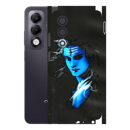 OPPO Phone Skins 2025 (All Models) - Har Har Mahadev Blue/Black - 3D Embossed Finish (L-185) Oppo K13x 5G