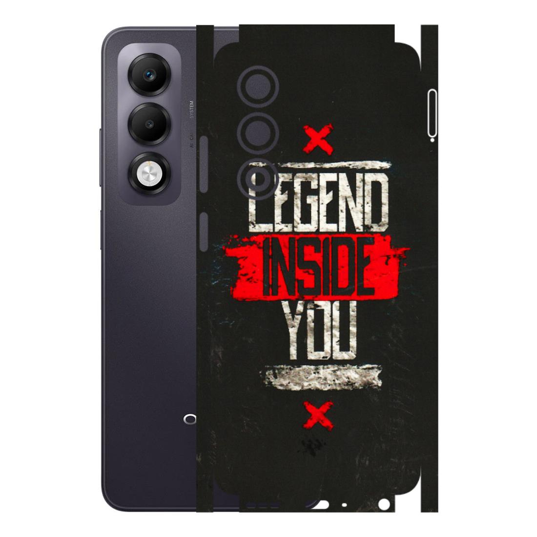 OPPO Phone Skins 2025 (All Models) - Legend Inside You - 3D Embossed Finish (L-186) Oppo K13x 5G