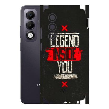 OPPO Phone Skins 2025 (All Models) - Legend Inside You - 3D Embossed Finish (L-186) Oppo K13x 5G